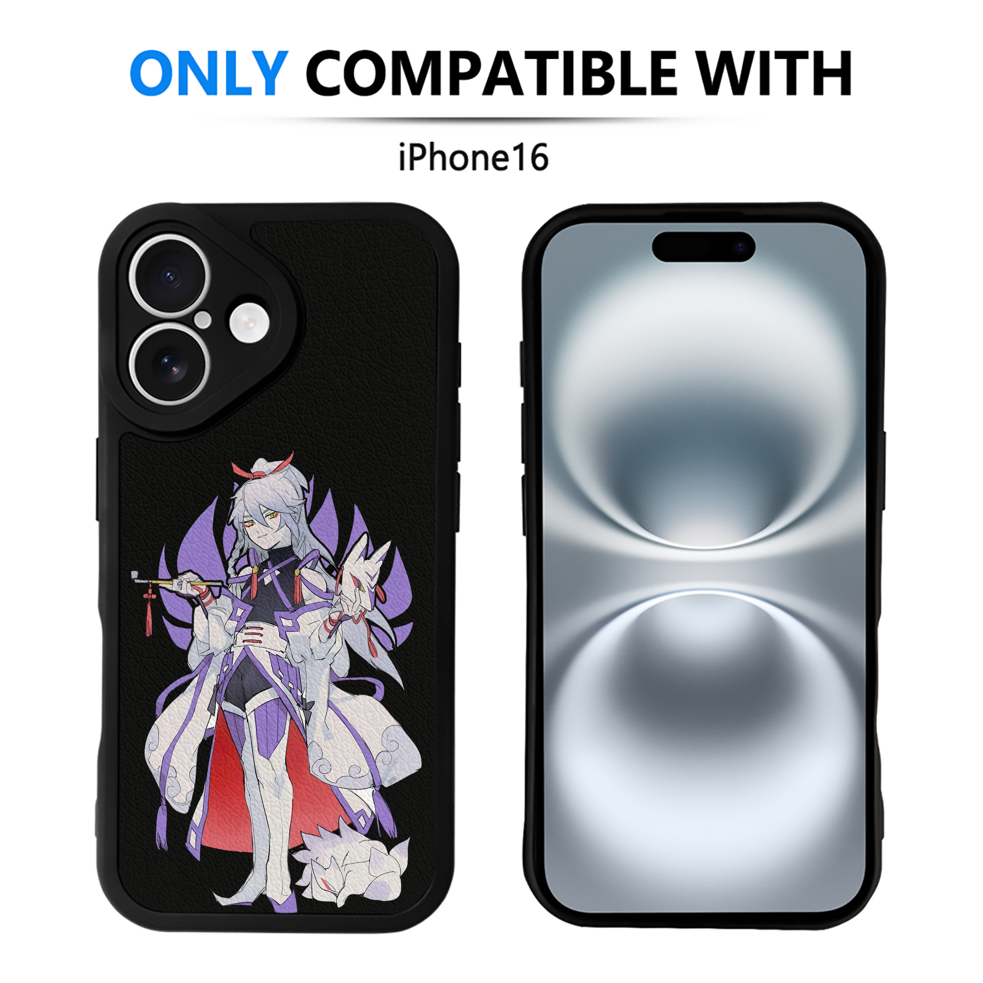 （画像用） 妖怪ウォッチ Yo-kai Watch 【iPhone 16シリーズ対応】シリコンスマホケース（レザー調） 材質：シリコン